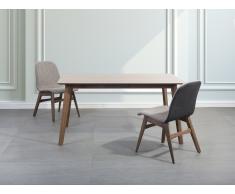 Esstisch dunkler Holzfarbton 150 x 90 cm MADOX