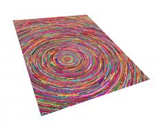 Teppich bunt 160 x 230 cm Hochflor MALATYA