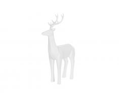 Dekofigur Rentier weiß PRANCER