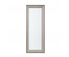 Wandspiegel silber rechteckig 50 x 130 cm CHATAIN