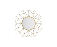Wandspiegel gold geometrische Form 69 x 80 cm GAILLAC