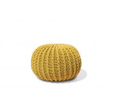 Pouf gelb 50 x 35 cm CONRAD II