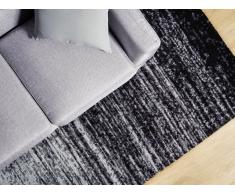 Teppich schwarz 160 x 230 cm Kurzflor KATERINI