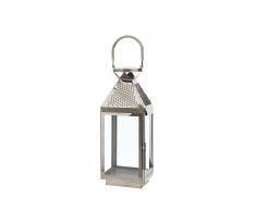 Laterne silber 40 cm BALI