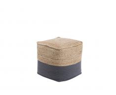 Pouf dunkelgrau 44 x 44 cm KIRAMA