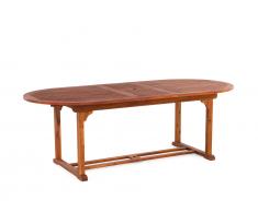 Gartentisch Holz 180/220 x 100 cm ausziehbar TOSCANA