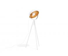 Stehlampe weiss und gold THAMES