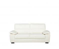 3-Sitzer Sofa Leder creme VOGAR