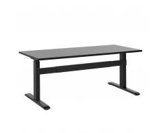 Schreibtisch schwarz 180 x 80 cm elektrisch höhenverstellbar UPLIFT