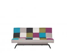 Schlafsofa Polsterbezug Patchwork LEEDS