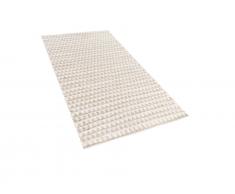 Teppich beige 80 x 150 cm Kurzflor TUNCELI