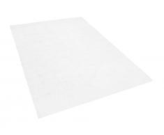 Teppich weiss 140 x 200 cm Shaggy DEMRE