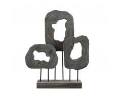 Dekoration Holz grau SEIBAL