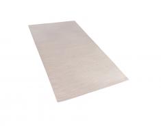 Teppich beige 80 x 150 cm Kurzflor DERINCE