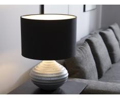 Tischlampe silber KUBAN
