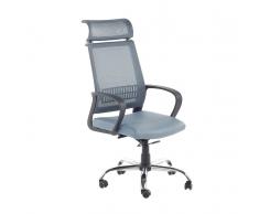 Bürostuhl graublau höhenverstellbar LEADER