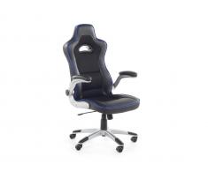 Bürostuhl schwarz/blau höhenverstellbar MASTER