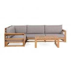 Lounge Set Akazienhartholz braun TIMOR