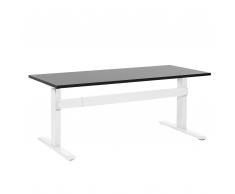 Schreibtisch schwarz/weiss 160 x 70 cm elektrisch höhenverstellbar UPLIFT