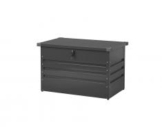 Auflagenbox Stahl graphitgrau 100 x 62 cm CEBROSA