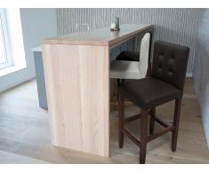 Barhocker braun Kunstleder MADISON