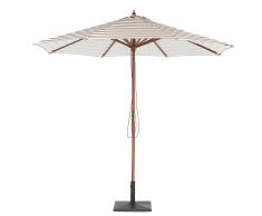 Sonnenschirm Ø260 cm beige/weiß FERENTILLO