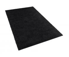 Teppich schwarz 140 x 200 cm Shaggy DEMRE