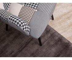 Teppich grau 160 x 230 cm Kurzflor GESI