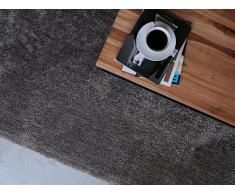 Teppich dunkelgrau 80 x 150 cm Shaggy DEMRE
