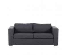 3-Sitzer Sofa Polsterbezug dunkelgrau HELSINKI