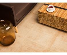 Teppich beige 160 x 230 cm Kurzflor GESI