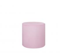 Pouf Samtstoff rosa LOVETT