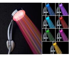 Duschkopf LED Farbwechsel RAINBOW