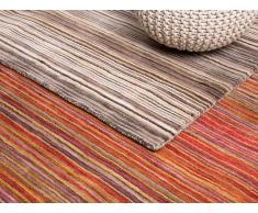 Teppich braun 160 x 230 cm Kurzflor NIKSAR