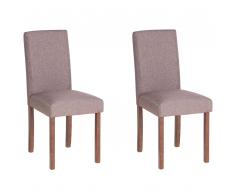Esszimmerstuhl braun 2er Set BROADWAY