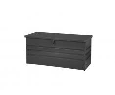 Auflagenbox Stahl graphitgrau 132 x 62 cm CEBROSA