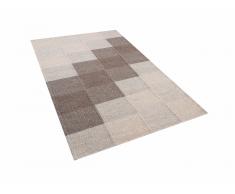 Teppich braun 80 x 150 cm Kurzflor NIZIP