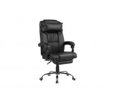 Bürostuhl Kunstleder schwarz LUXURY