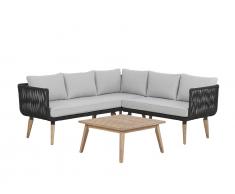 Gartenmöbel Set Akazienholz taupe ALCAMO