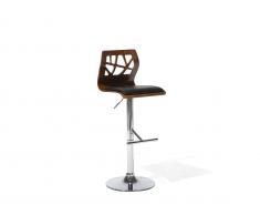 Barhocker schwarz/braun höhenverstellbar PETERSBURG