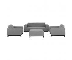 Lounge Set Sunbrella grau 5-Sitzer ROVIGO