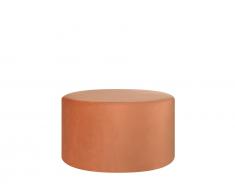 Pouf Samtstoff orange MILLEN