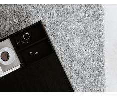 Teppich grau meliert 160 x 230 cm Shaggy DEMRE