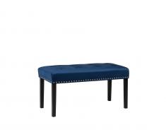 Bank Samtstoff blau YORKTON