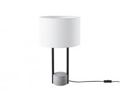 Tischlampe weiß 60 cm REMUS