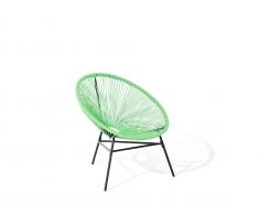 Rattanstuhl grün Kunststoff ACAPULCO