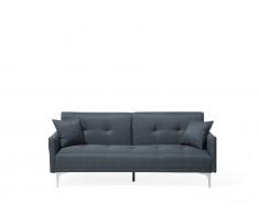 Schlafsofa Polsterbezug graublau LUCAN