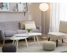 Couchtisch weiss zweiteilig FLY II