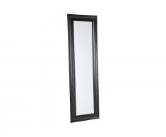 Wandspiegel schwarz rechteckig 51 x 141 cm LUNEL