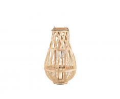 Laterne helles Holz 56 cm TONGA